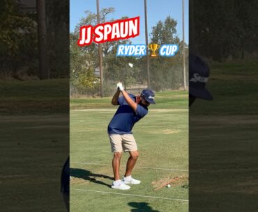 JJ SPAUN Ryder 🏆 Cup Prep Silverado Resort Procore #golf #golfer #shorts #video
