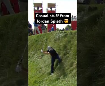 ALL-TIME shot from Jordan Spieth at the @RyderCup in 2021 🔥
