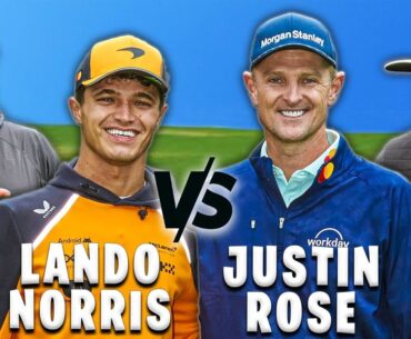 Can An F1 DRIVER Beat One Of The WORLDS GREATEST GOLFERS? | Lando Norris Vs Justin Rose