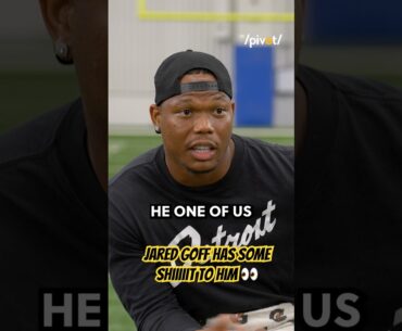 Jared Goff is the one!! Detroit’s RBs reveal what we didn’t know about their QB 👀🔥@NFL