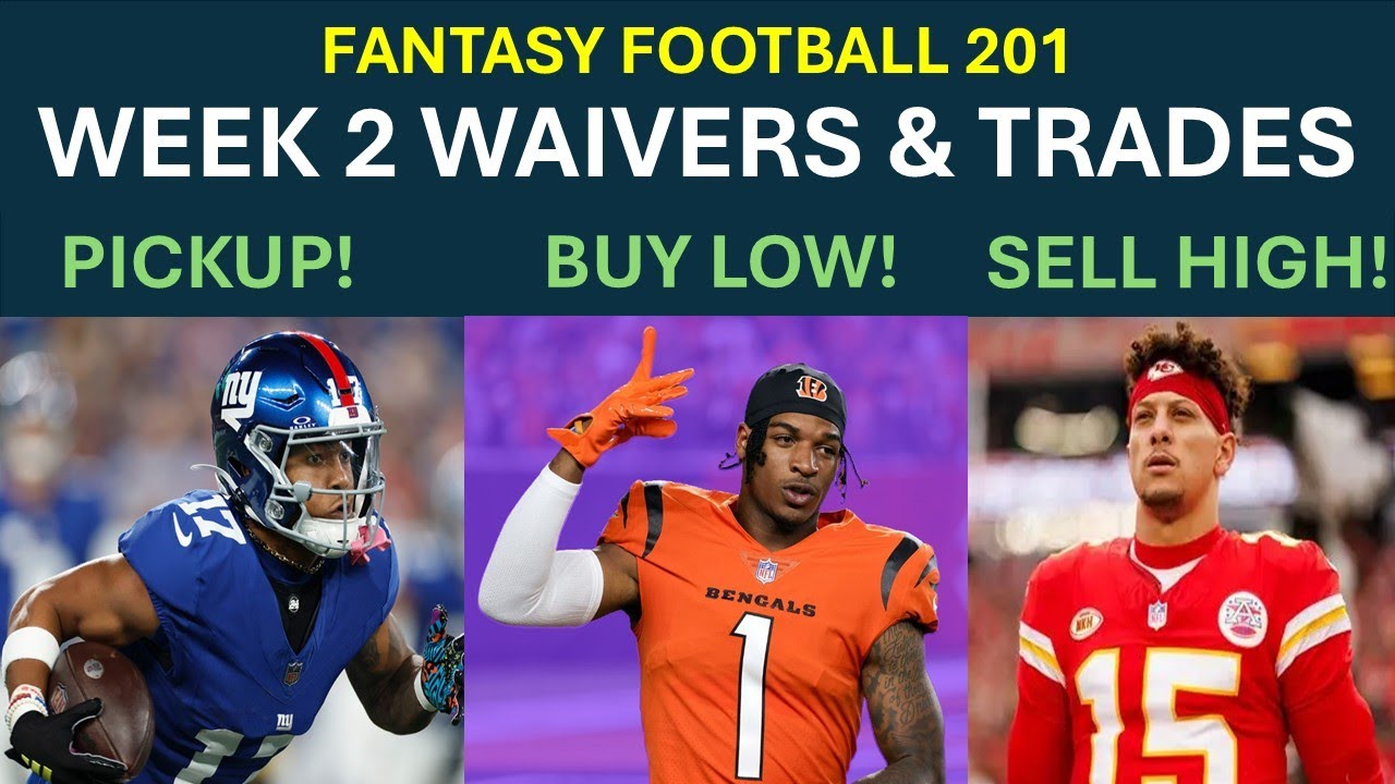 Week 3 Waiver Wire, Buy Low, and Sell High – Fantasy Football 201 Week 3 Waiver Wire, Buy Low, and Sell High - Fantasy Football 201
