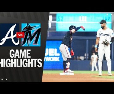 Braves vs. Marlins Game Highlights (8/26/25) | MLB Highlights