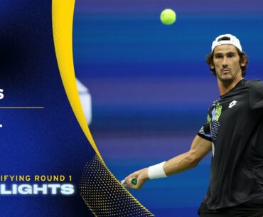 Lloyd Harris vs. Daniel Evans Highlights | 2025 US Open Qualifying Round 1