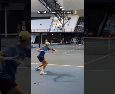 The Jannik Sinner Forehand 👌🚀 (Practice at the Australian Open 2025) #tennis