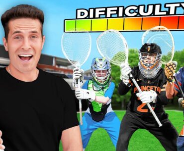 I Shot on EVERY Level Goalie in Lacrosse