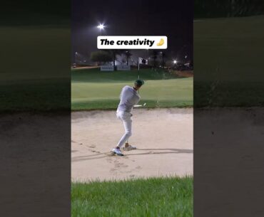 When Adrian Meronk used the bank to perfection 👌 #LIVGolf #Golf