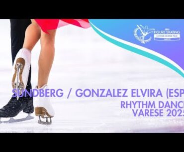 Lara SUNDBERG / Hector GONZALEZ ELVIRA (ESP) | Junior Ice Dance Rhythm Dance | Varese 2025