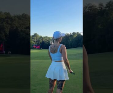 Amazing Golf Swing you need to see | Golf Girl awesome swing | Golf shorts | Sigita