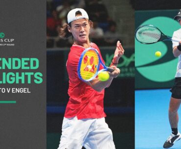 Rei Sakamoto v Justin Engel | Japan v Germany | 2025 Davis Cup Qualifiers Extended Highlights