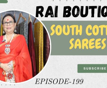 South Cotton Sarees ||#raiboutique || Epi -199 ||