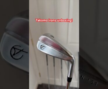 Takomo 101 Irons unboxing.  #golf  #golfgear #Takomo #Bryanbros #GrantHorvat