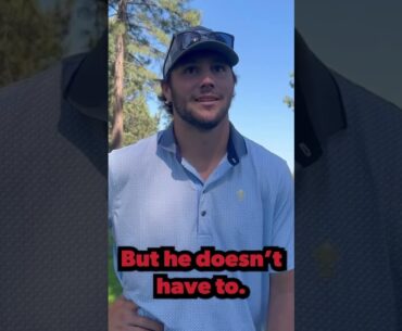 Josh Allen vs Aaron Rodgers rivalry continues on the golf course ⛳️