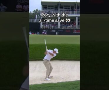 Rory mcilroy GREATEST save at the Tour championship #shorts #golf #pga