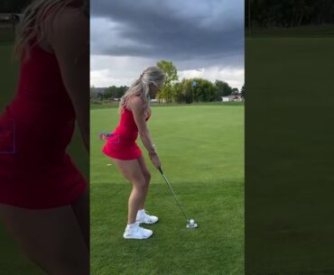 Amazing Golf Swing you need to see | Golf Girl awesome swing | Golf shorts | Morgan Rae
