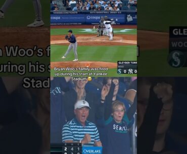 You love to see it 🥹 Bryan Woo’s family was so wholesome during his start. #mariners #mlb #sports