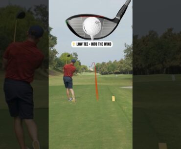 I changed my driver tee height & can’t stop hitting fairways #golf #golftips