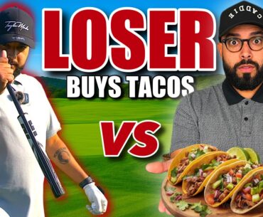 Golf Challenge vs My Brother | Loser Buys Tacos