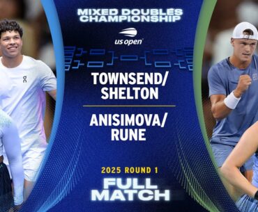 Townsend/Shelton vs. Anisimova/Rune Full Match | 2025 US Open Round 1
