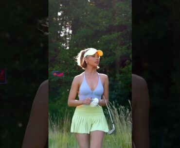 Amazing Golf Swing you need to see | Golf Girl awesome swing | Golf shorts | Claire Hogle