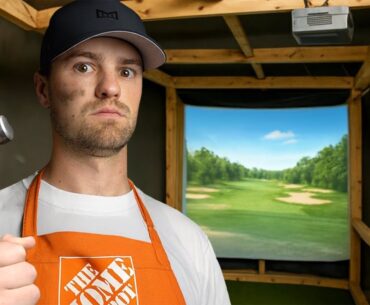I Built a Golf Simulator With Only Home Depot Items