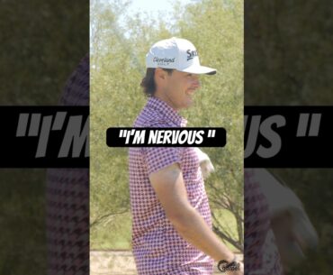 PGA Tour Pro was NERVOUS! #shorts
