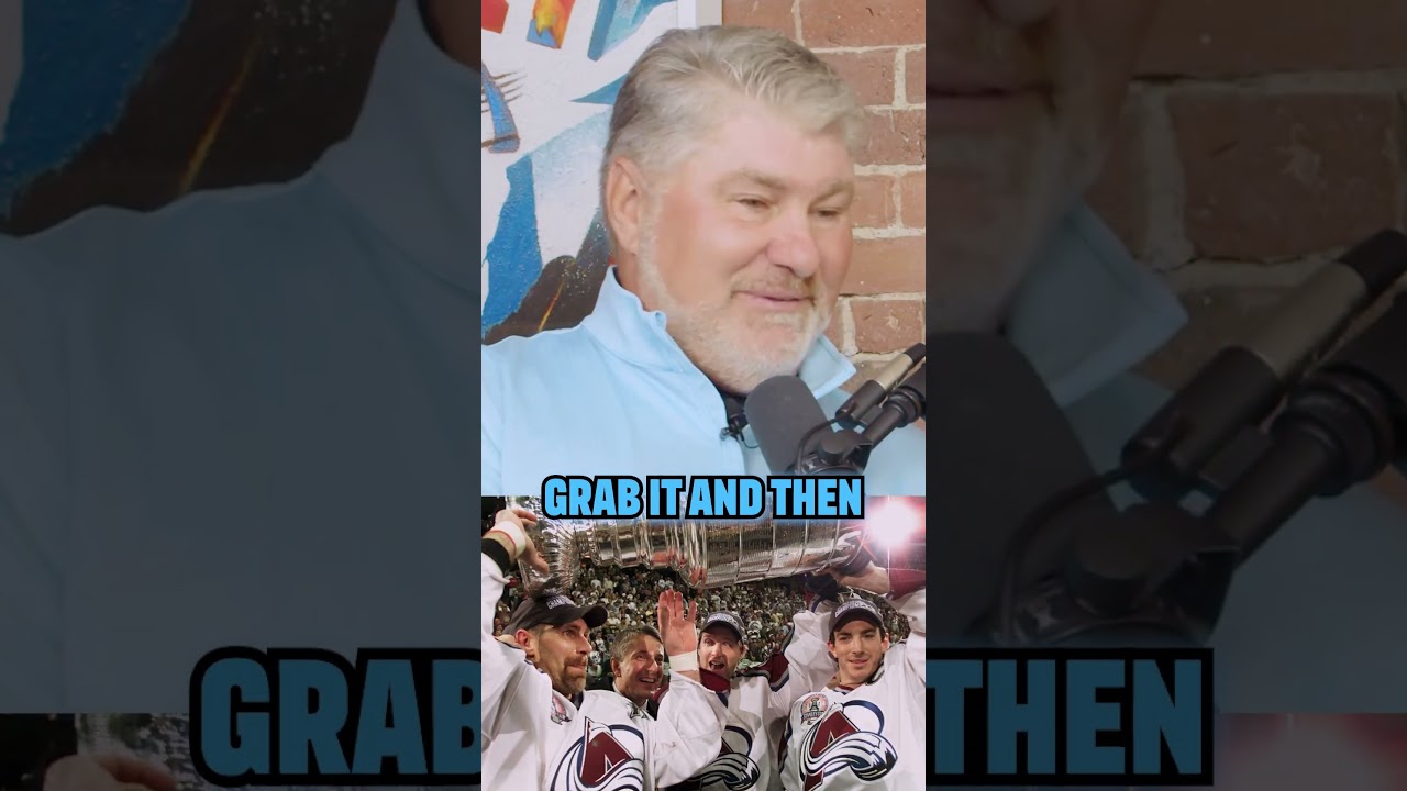 Joe Sakic was all class even in the celebration 🏆 Joe Sakic was all class even in the celebration 🏆