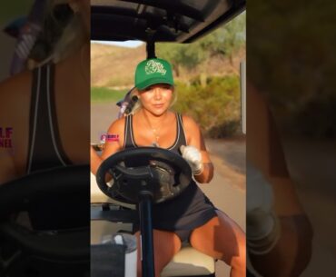 Amazing Golf Swing you need to see | Golf Girl awesome swing | Golf shorts | Hailey Rae Ostrom