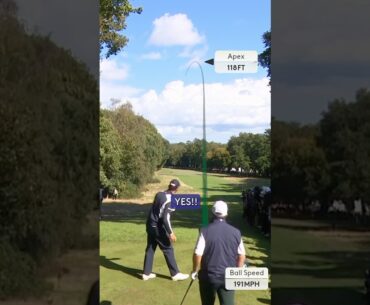 191 MPH, 367-YARD drive 🤯