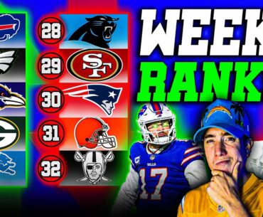 PERFECT Week 3 NFL Power Rankings…. (2025)