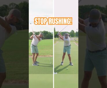 Never Rush Your Golf Swing & Develop Smooth Effortless Power! #shorts #golf #golfswing #ericcogorno