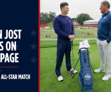 Colin Jost Gets in a Practice Round at Bethpage Black | Celebrity All-Star Match