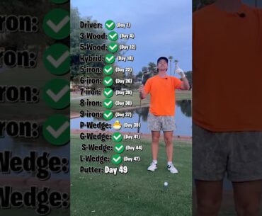 Day 49 of Making a Par With ONLY My PUTTER! (Over Water)
