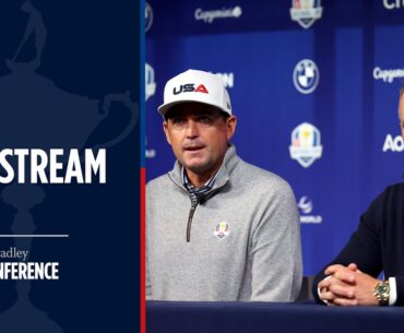 LIVE | Press Conference | Captains Luke Donald & Keegan Bradley | Sep 22 | 2025 Ryder Cup