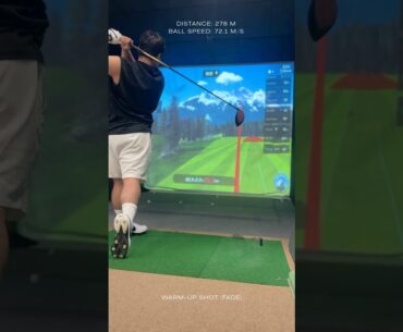 [4K ASMR] Korean Indoor Golf Range QED / Driver Practice 1 #golf #golfswing #asmr