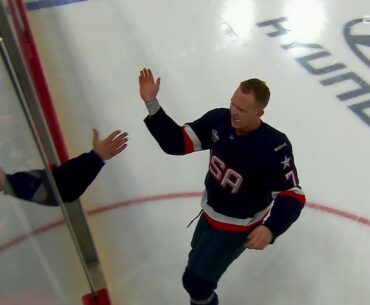 USA-Canada 3 fights in 9 seconds after US anthem booed 2/15/25
