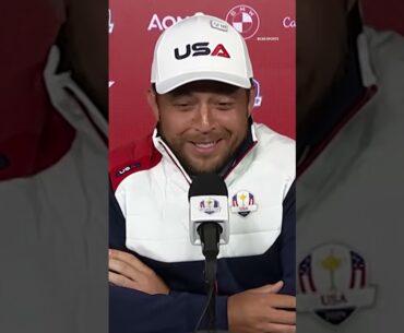 Xander didn't name his child after Viktor Hovland  #golf #shorts #rydercup
