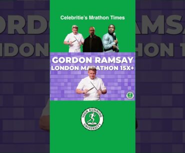 Celebrity Marathon Times 🏃✨ | Kevin Hart, Ramsay & More!