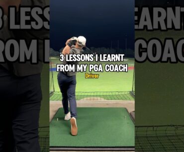 These 3 lessons helped me hit my Driver more consistently! 🔥🙌🏻