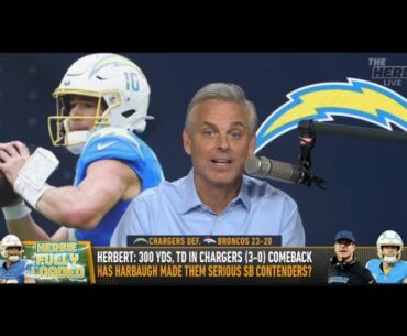 THE HERD | Colin Cowherd SHOCKS, Herbert And Harbaugh Are GREATEST DUO Of ALL TIME | Chargers | NFL