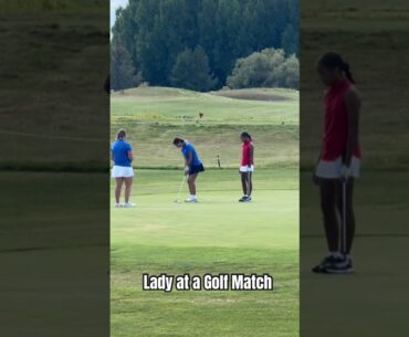 Lady made her  high school Golf Team.