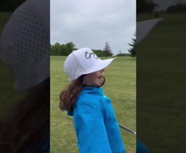 Hole 10 of our Breaking 60 Challenge #golf #golflife #golfshorts #juniorgolf #golfgirl #golfdad