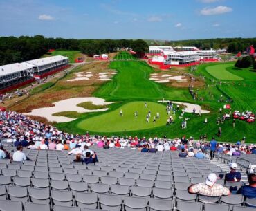 Ryder Cup opening ceremony brought forward as Bethpage braces itself for storm and Trump’s arrival