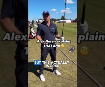 Alex Noren’s Famous Swing Drill Explained ⛳ #Golf #GolfSwing #golftips