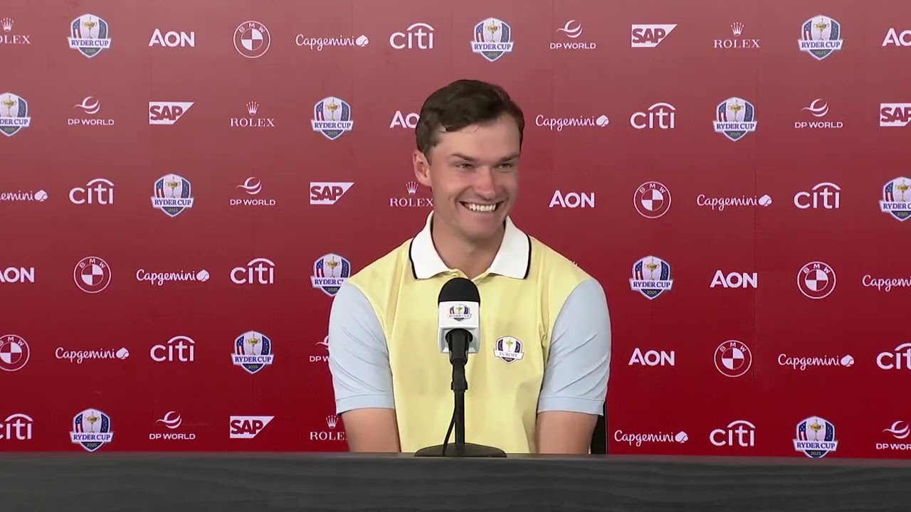 “Call Me Nicolai?” Rasmus Højgaard on Twins, Team Room & Debut Nerves | Ryder Cup 2025 “Call Me Nicolai?” Rasmus Højgaard on Twins, Team Room & Debut Nerves | Ryder Cup 2025