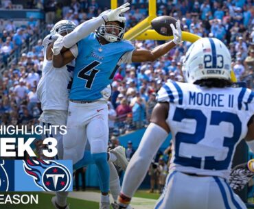 Indianapolis Colts vs. Tennessee Titans Game Highlights | NFL 2025 Season Week 3