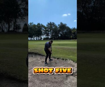 Highhandicap Golfer Ste attempts a Par 4, from tee shot to green, can he do it in less than 10 shots