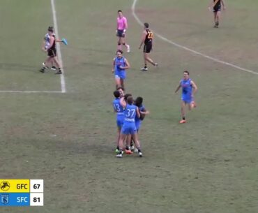 Sturt's Tom Lewis launches a 55m bomb to seal it - Rd 10 Hostplus SANFL Snapshot