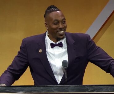 Dwight Howard's Basketball Hall of Fame Enshrinement Speech