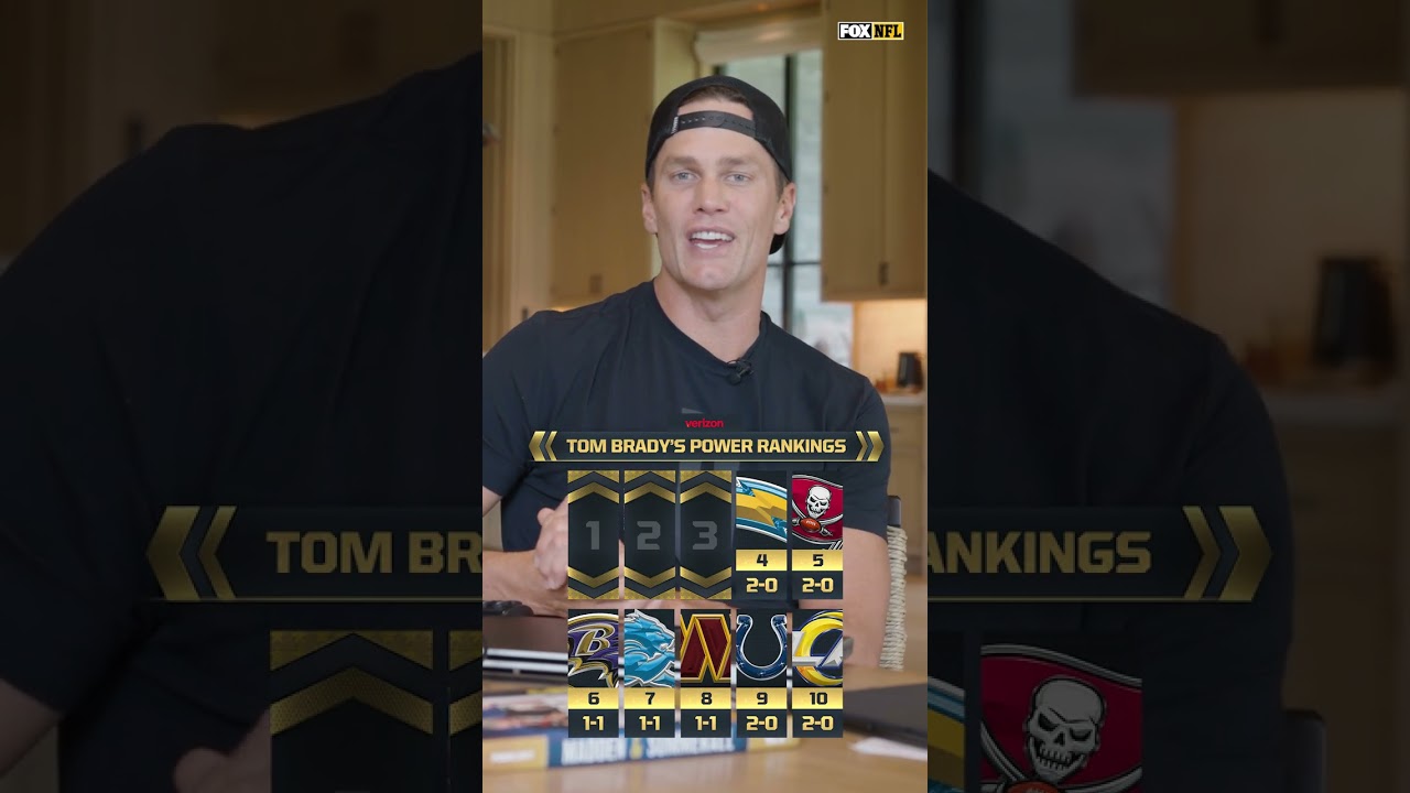 Tom Brady’s Week 2 Power Rankings 🍿 #NFL #football Tom Brady's Week 2 Power Rankings 🍿 #NFL #football