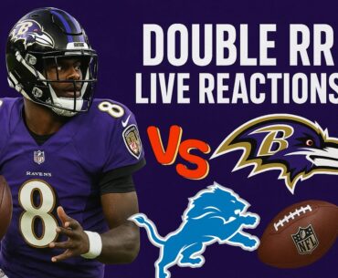 Baltimore Ravens vs Detroit Lions : Week 3 Live Game Day Reaction & Analysis!